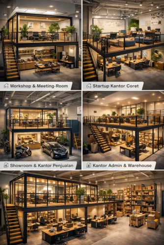 Mezzanine Ruang Kantor di Arjasari